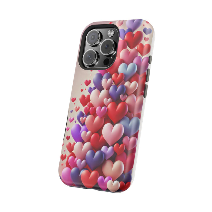 Shamo's Phone Case | MagSafe Compatible | Love Hearts Theme for iPhone 17 and more