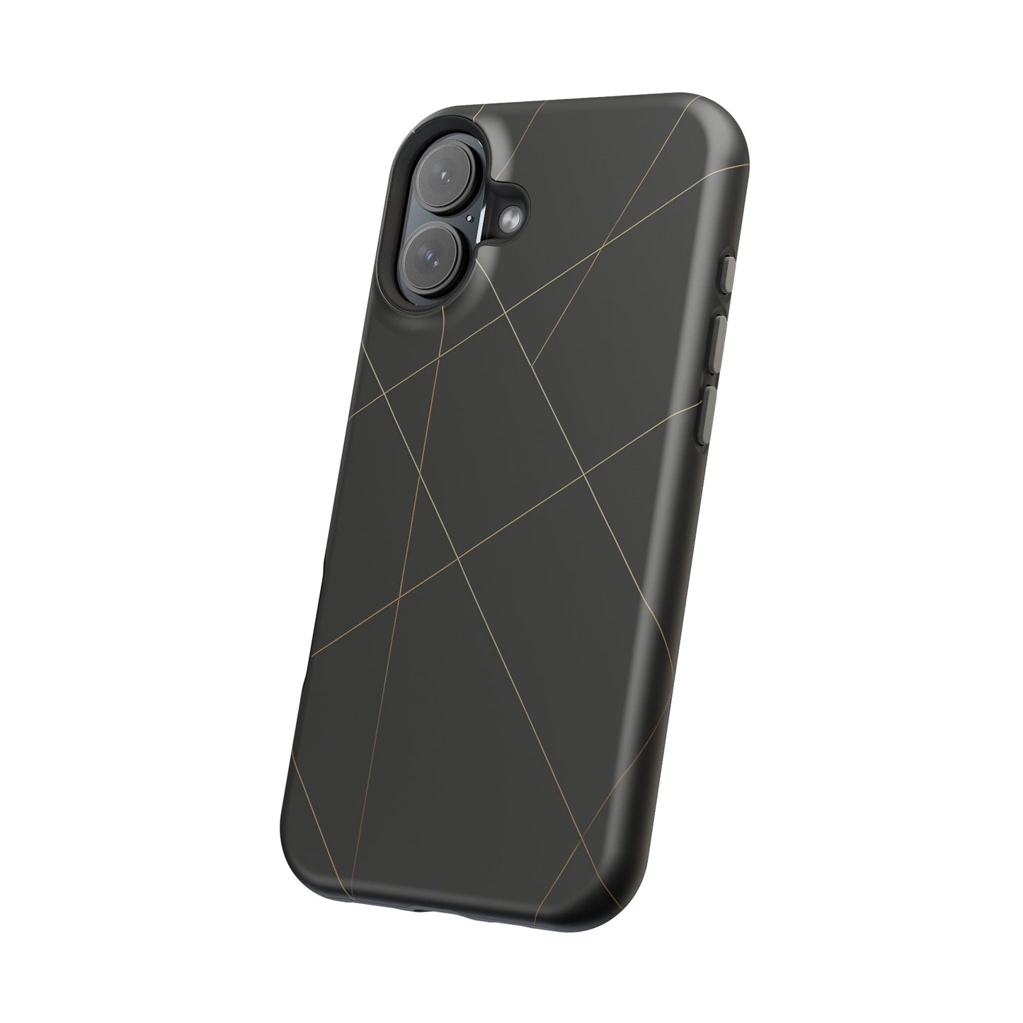 Black Geometric Design iPhone Case | MagSafe  Shamo's