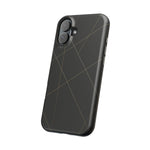 Black Geometric Design iPhone Case | MagSafe  Shamo's