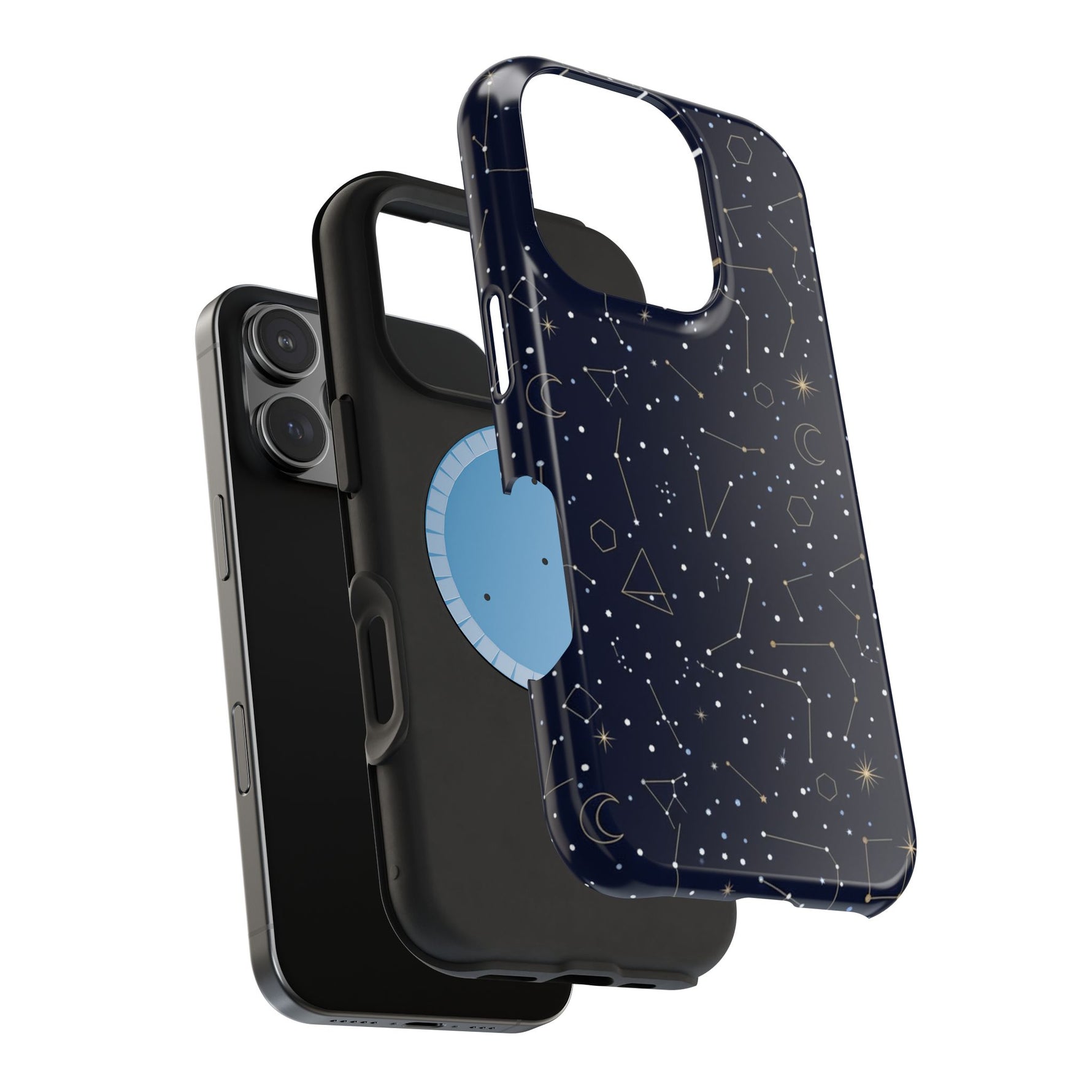 Constellation Night Magnetic Impact-Resistant Phone Case with MagSafe - iPhone 17 / Glossy - Shamo's