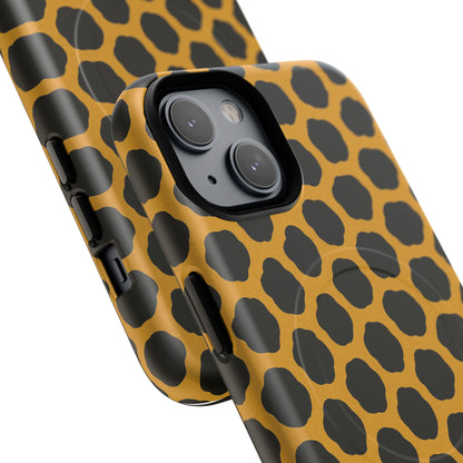 Stylish Leopard Pattern Magnetic iPhone Case | Compatible with MagSafe