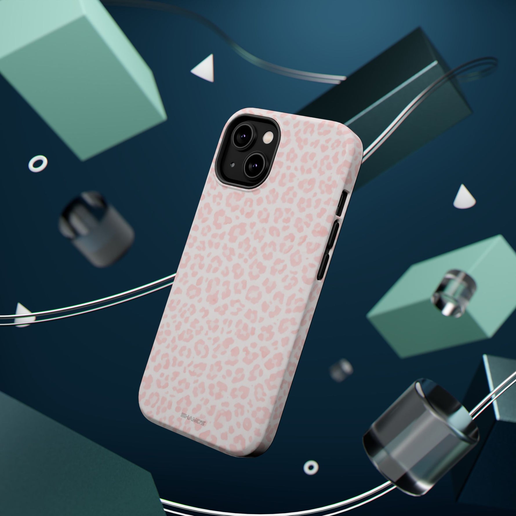 Pink Leopard Impact-Resistant iPhone Case | MagSafe