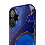 Blue Gold Marble Phone Case  Shamo's