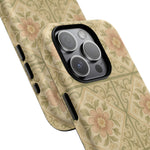 Vintage Rustic Foral Tiles iPhone Case | MagSafe - Shamo's