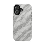 Silver Mist Marble iPhone Case with MagSafe - Shamo's