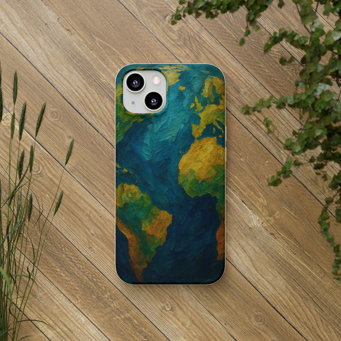 Biodegradable Phone Case — Earth Illustration Eco-Friendly Case  Shamo's