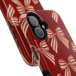 Holiday Red Bow iPhone Case — Impact‑Resistant iPhone Cover with MagSafe compatibility  Shamo's