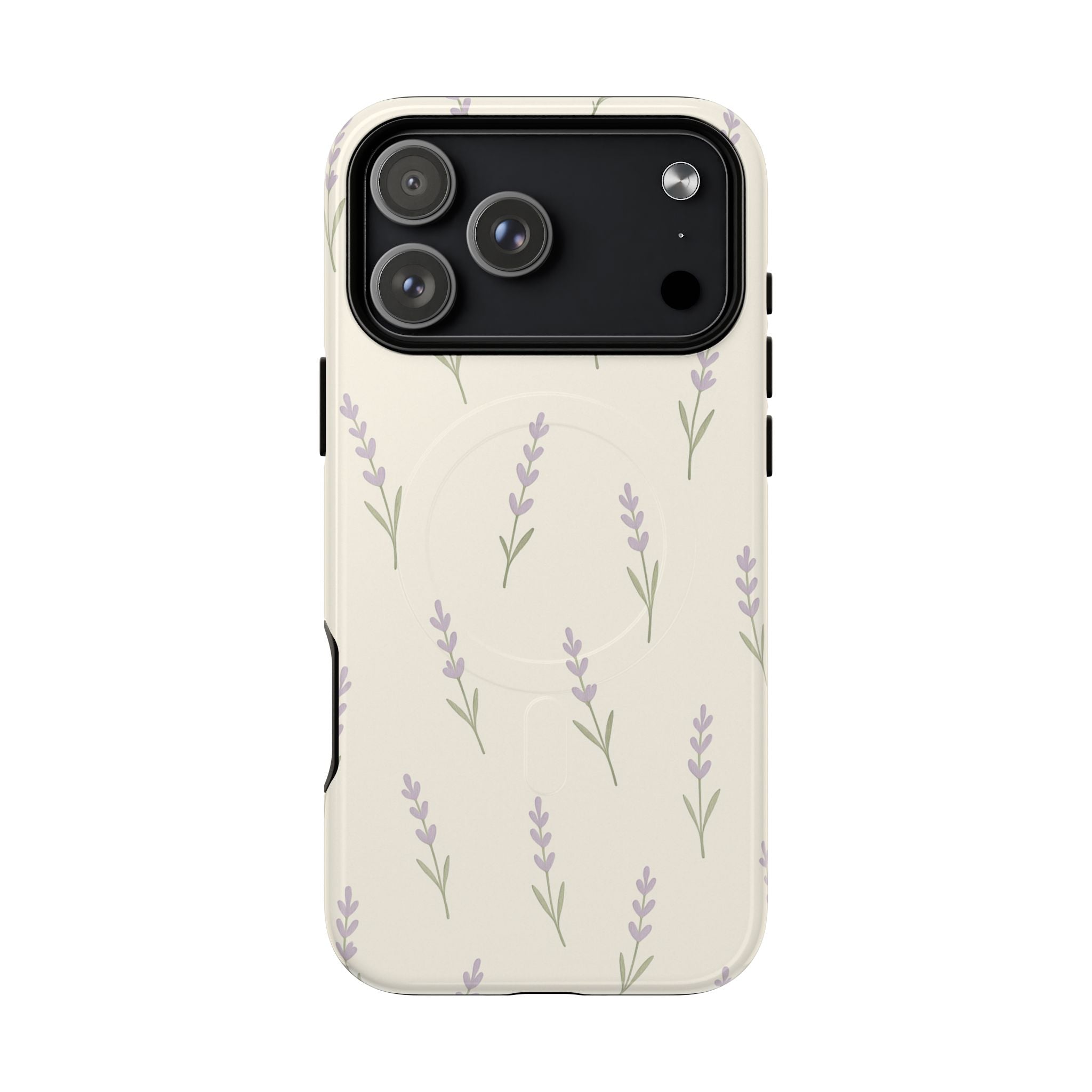Lavender Minimal Bloom iPhone Case with MagSafe - Shamo's