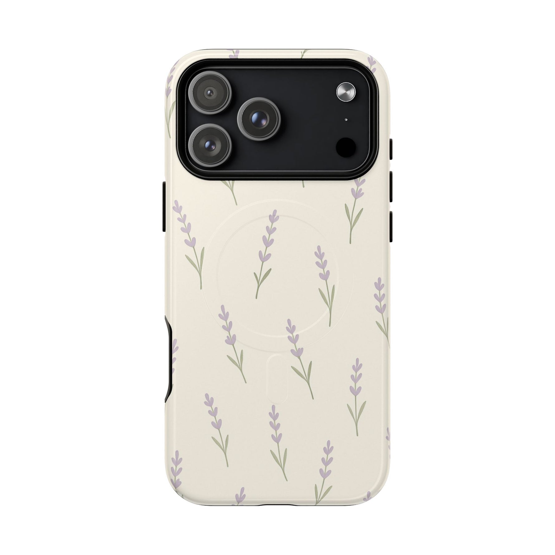 Lavender Minimal Bloom iPhone Case with MagSafe - Shamo's
