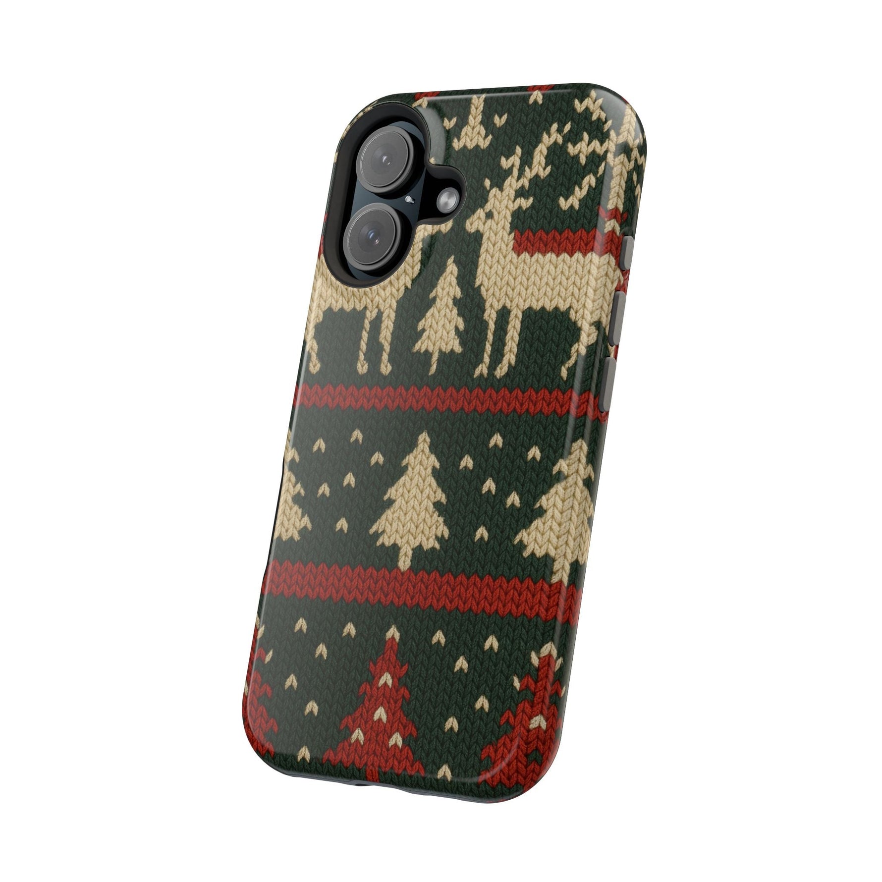 Holiday Reindeer Knit iPhone Case | compatible with MagSafe  Shamo's