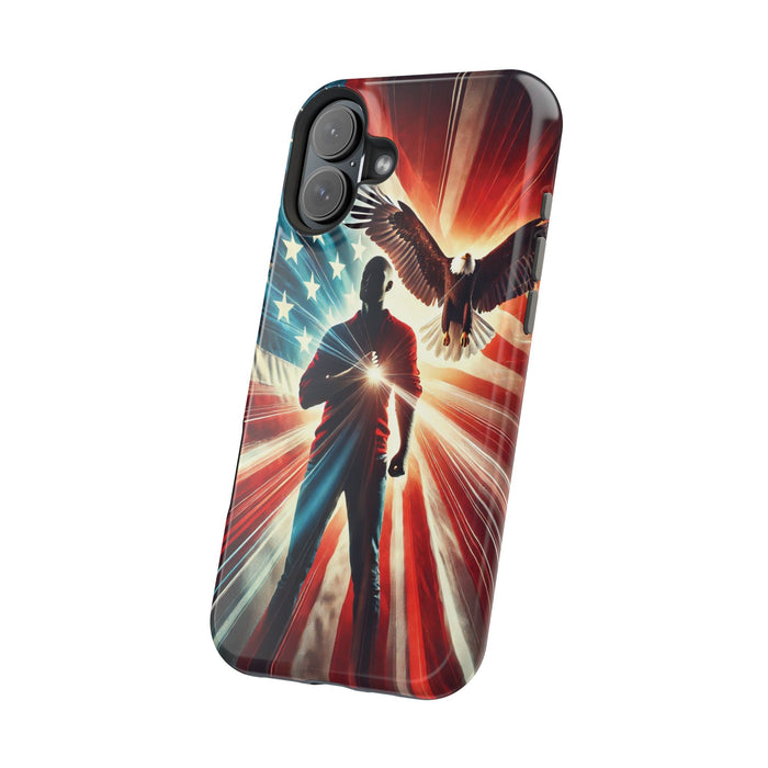 Magnetic Tough Phone Case with MagSafe Compatibility - Proud American Design Edition