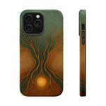 Abstract Tree of Life Design Golden Origin iPhone Case | MagSafe Compatible  Shamo's iPhone 14 Pro Max / Glossy