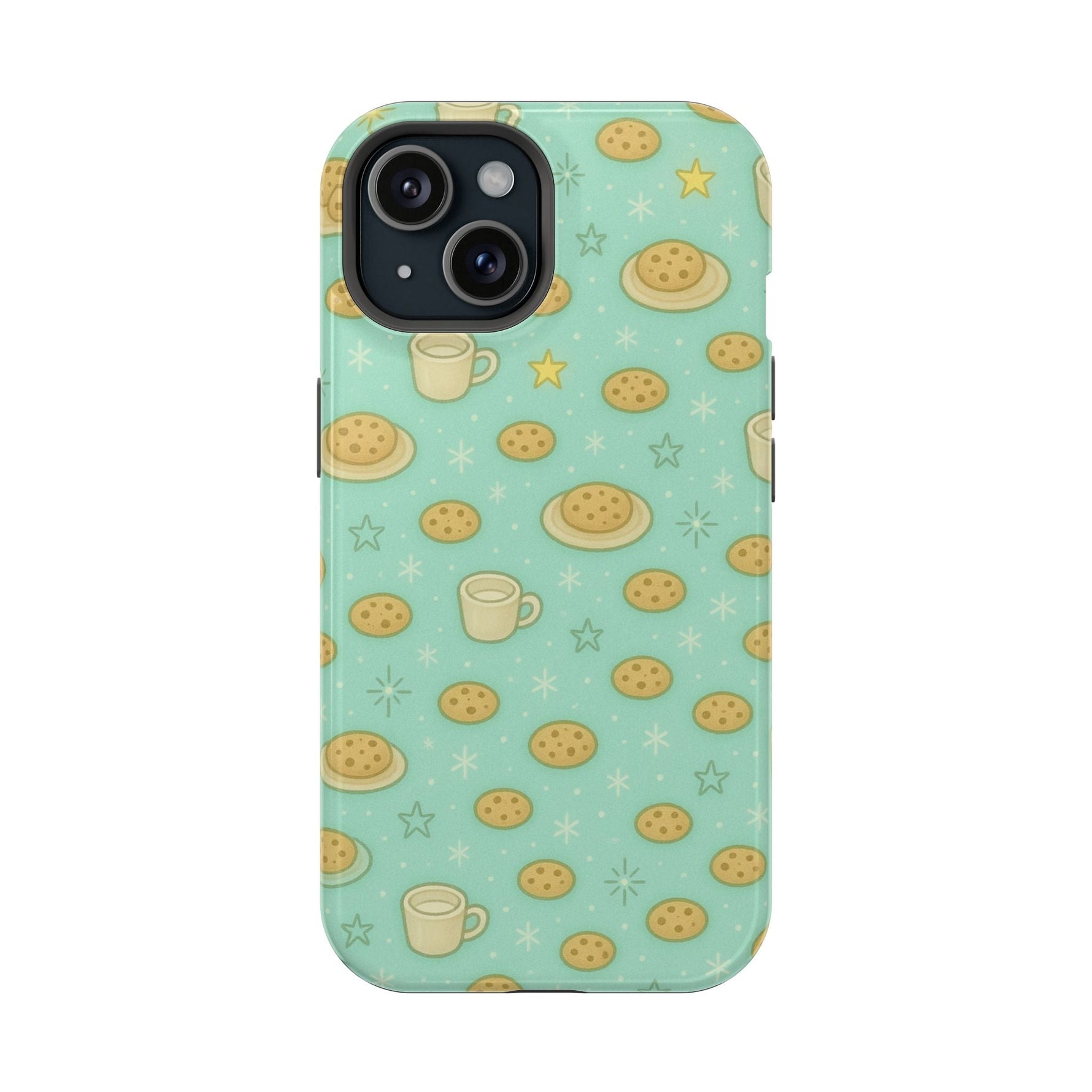 Cookie & Coffee Pattern Tough iPhone Case — Impact-Resistant  Shamo's iPhone 15 / Glossy / Without gift packaging