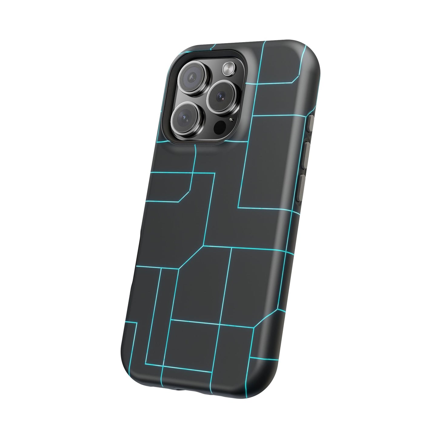 Neon Grid Magnetic Impact-Resistant iPhone Case | MagSafe compatible  Shamo's
