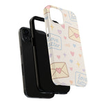 Pastel Love Letter Hearts Impact Phone Case  Shamo's