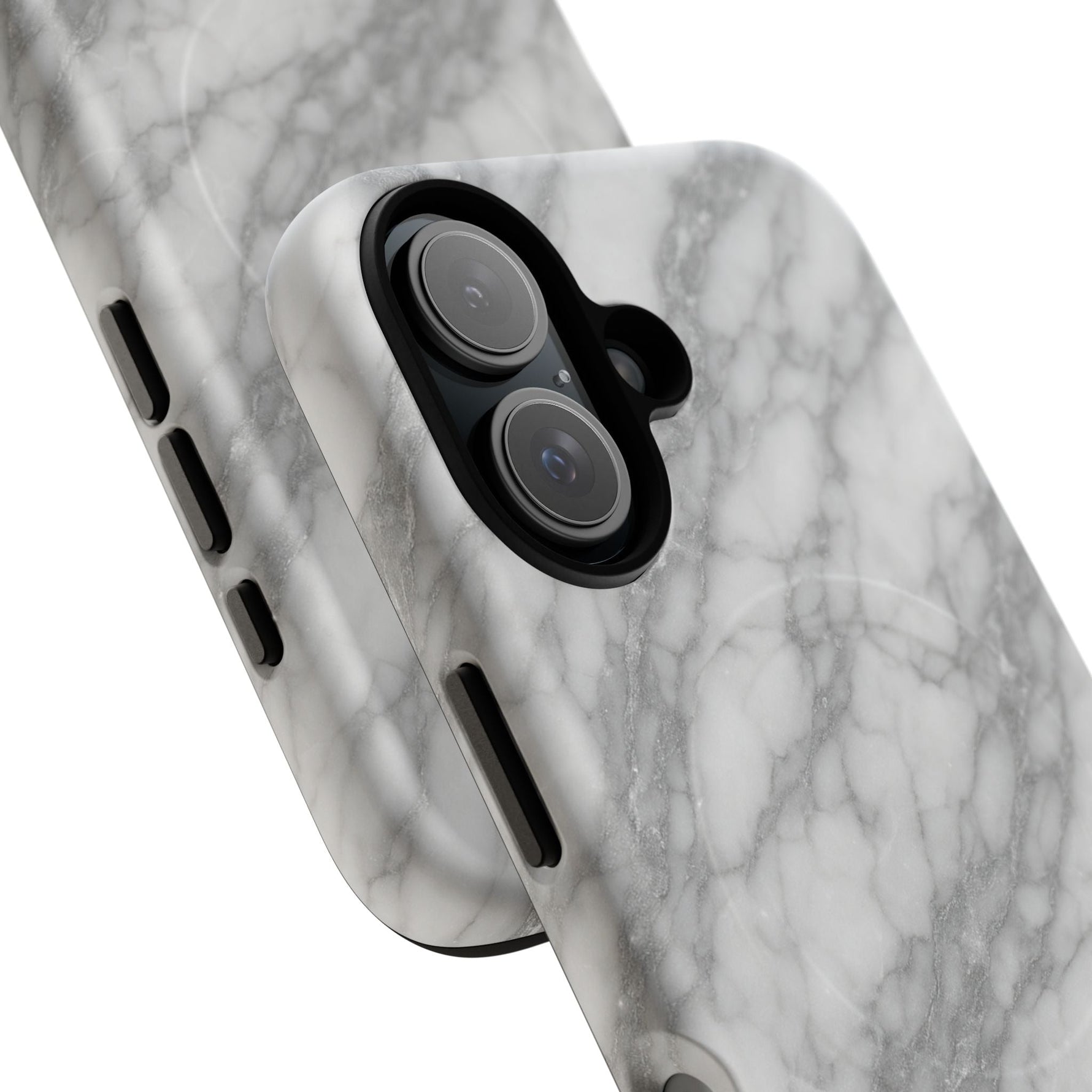 Silver Mist Marble iPhone Case with MagSafe  Shamo's