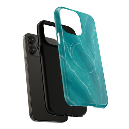 Ocean Aura Marble iPhone Case — MagSafe Compatible