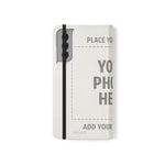 Personalized Flip Wallet Phone Case – Custom Photo & Text Wallet Cover