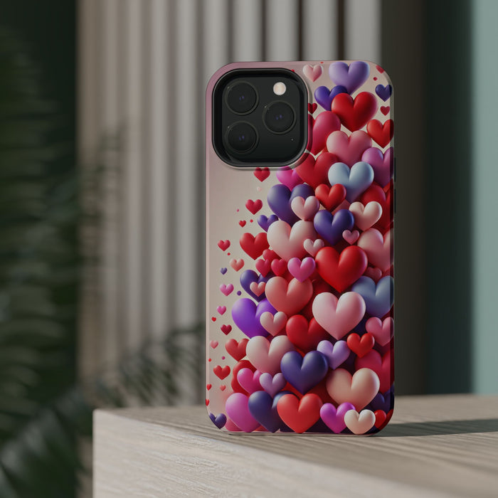 Shamo's Phone Case | MagSafe Compatible | Love Hearts Theme