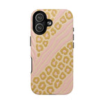 Pink Gold Leopard iPhone Case compatible with MagSafe - Shamo's
