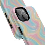 Rainbow Marble Swirl iPhone Case with MagSafe - Shamo's