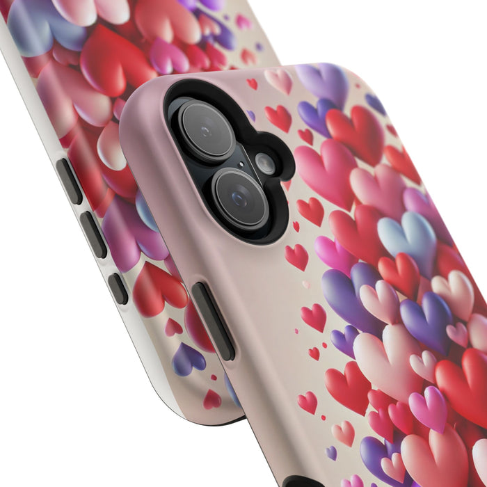 Shamo's Phone Case | MagSafe Compatible | Love Hearts Theme for iPhone 17 and more