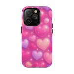 Glitter Hearts Cases for iPhones with MagSafe - Shamo's
