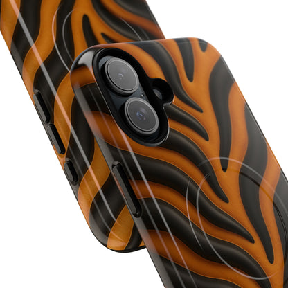 Fierce Tiger Striped iPhone Case - Works with MagSafe