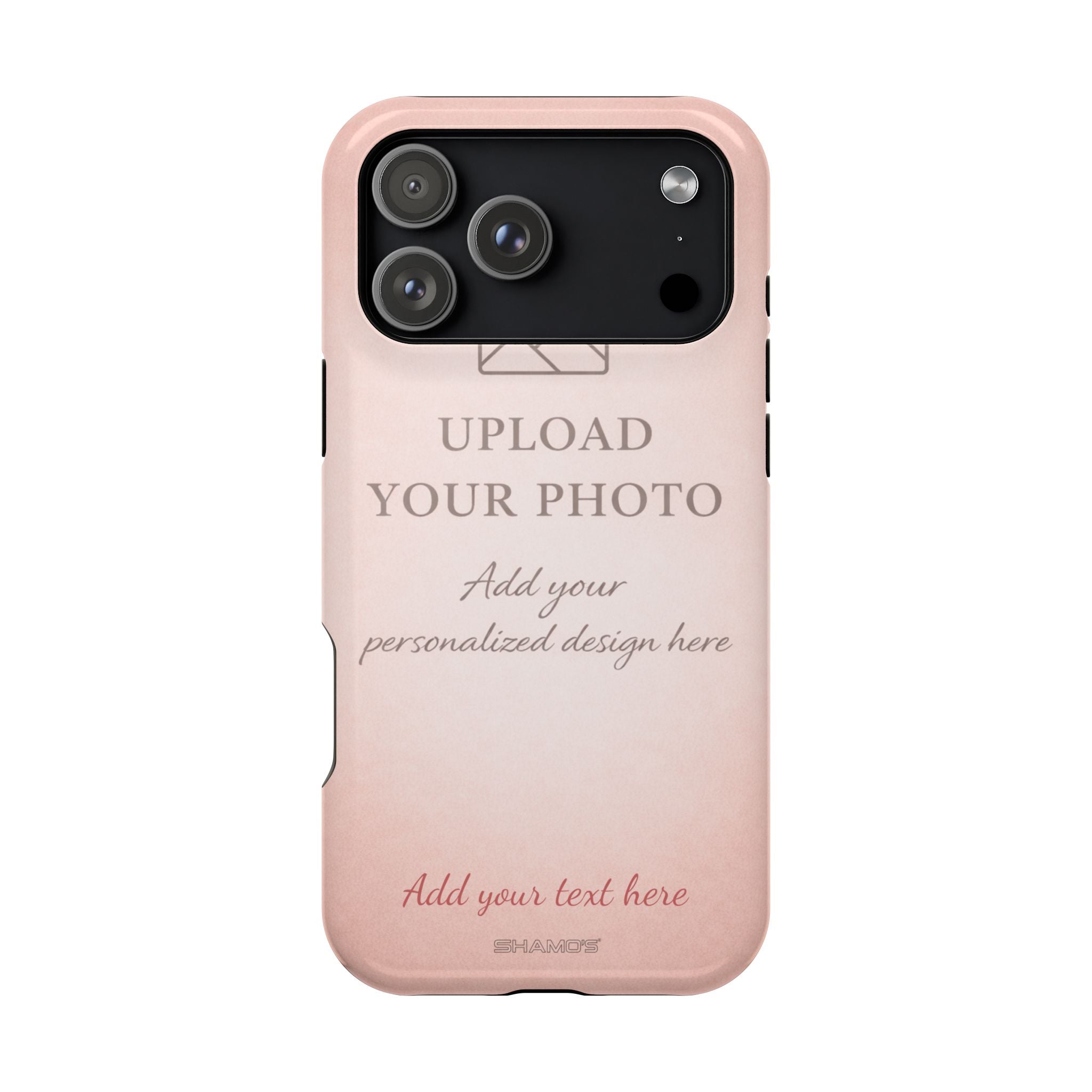 Personalizable iPhone Case | Add Your Own Photo and Text | MagSafe Compatible
