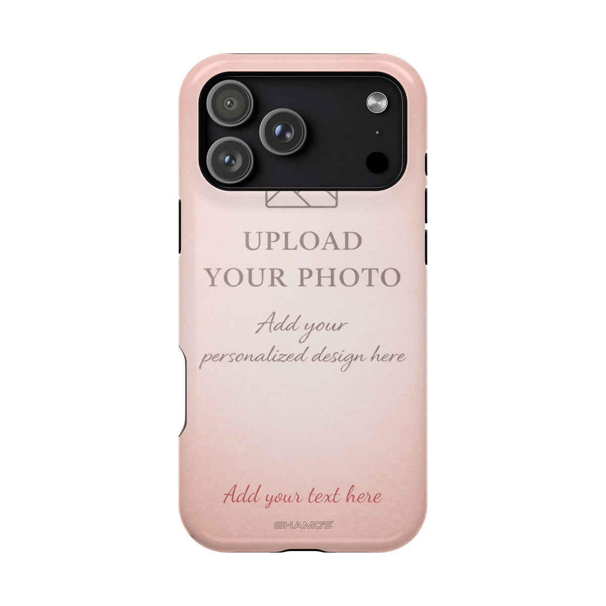 Personalizable iPhone Case | Add Your Own Photo and Text | MagSafe Compatible