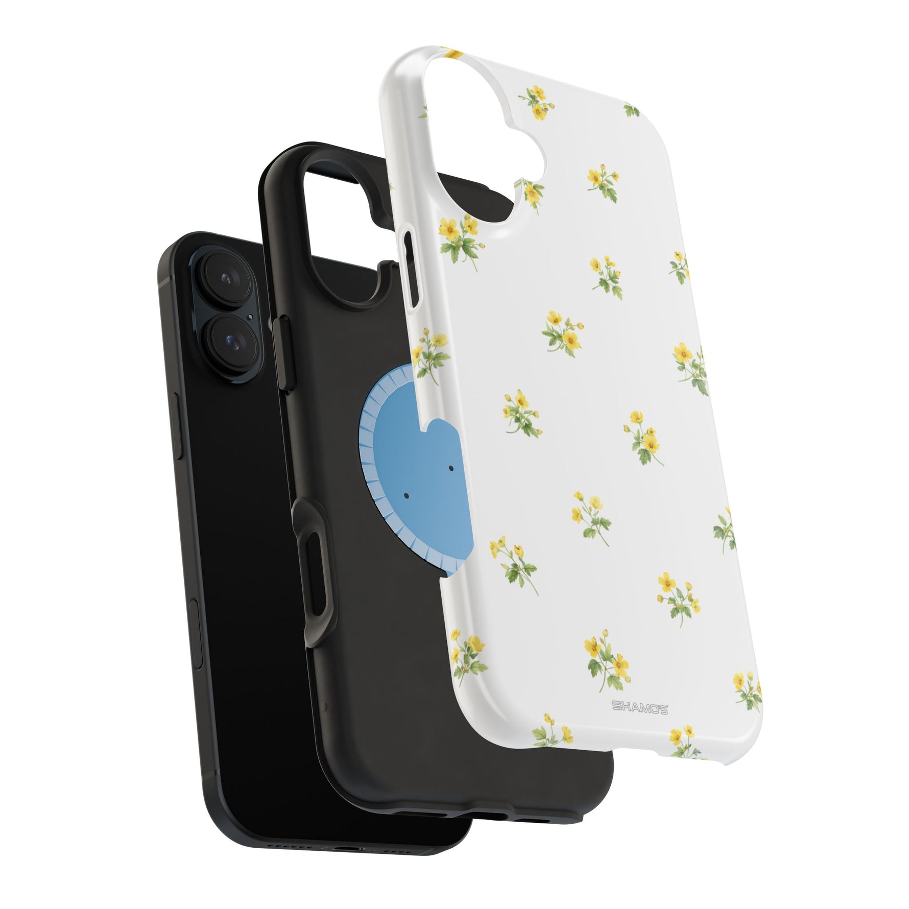 French Countryside Floral iPhone Case with MagSafe