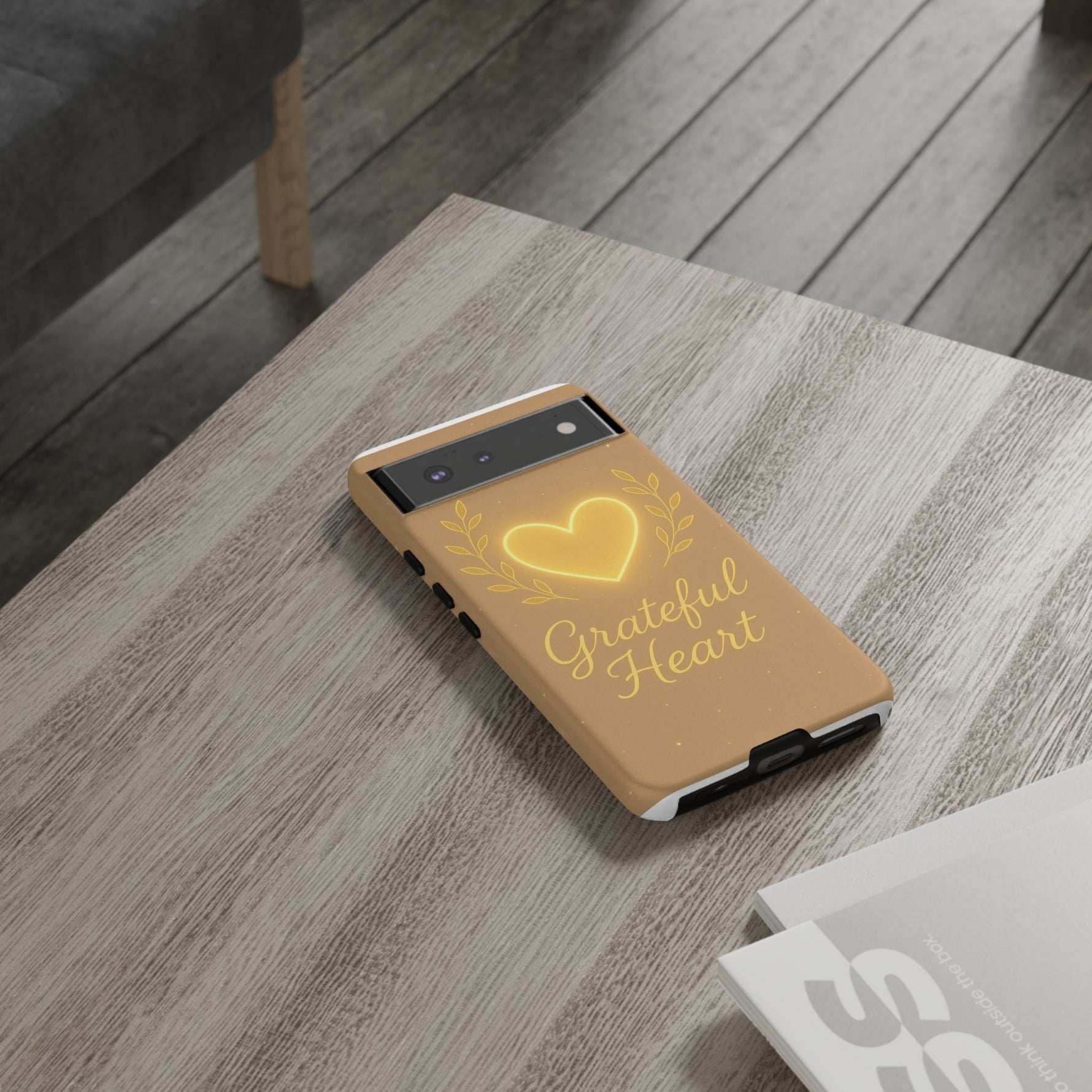 Grateful Heart iPhone Case — Warm Neon Heart  Shamo's