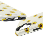 Sunflower Pattern Magnetic Impact-Resistant iPhone Case MagSafe Compatible