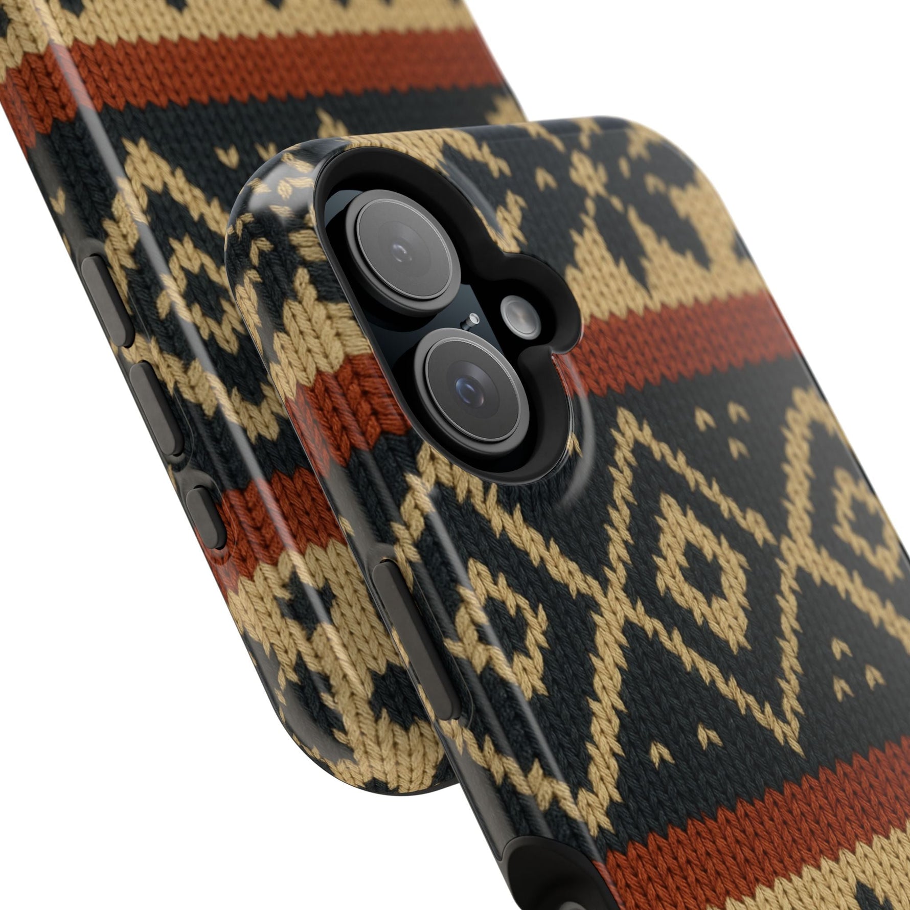 Nordic Knit Pattern MagSafe Impact-Resistant iPhone Case  Shamo's