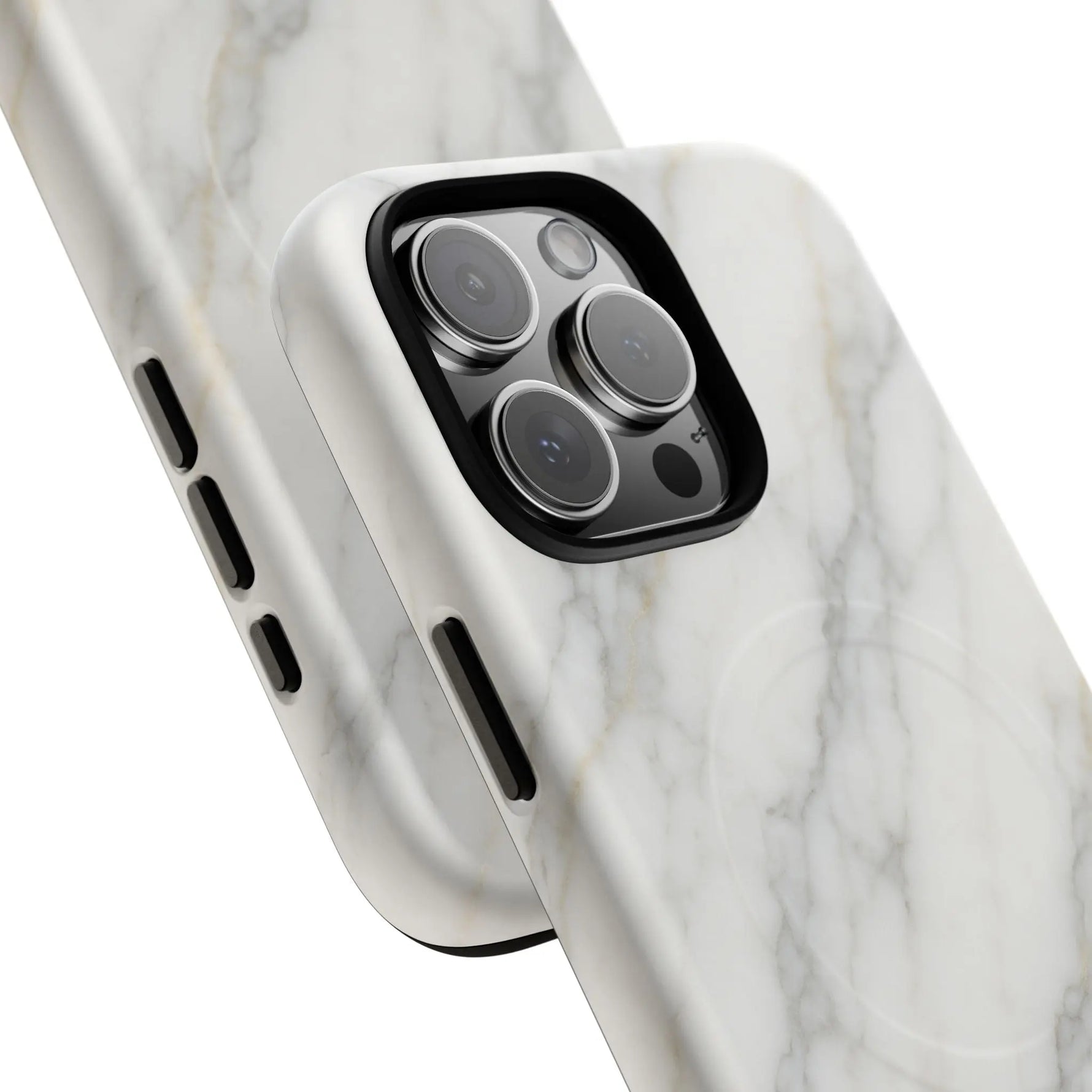 Classic White Marble iPhone Case with MagSafe  Shamo's
