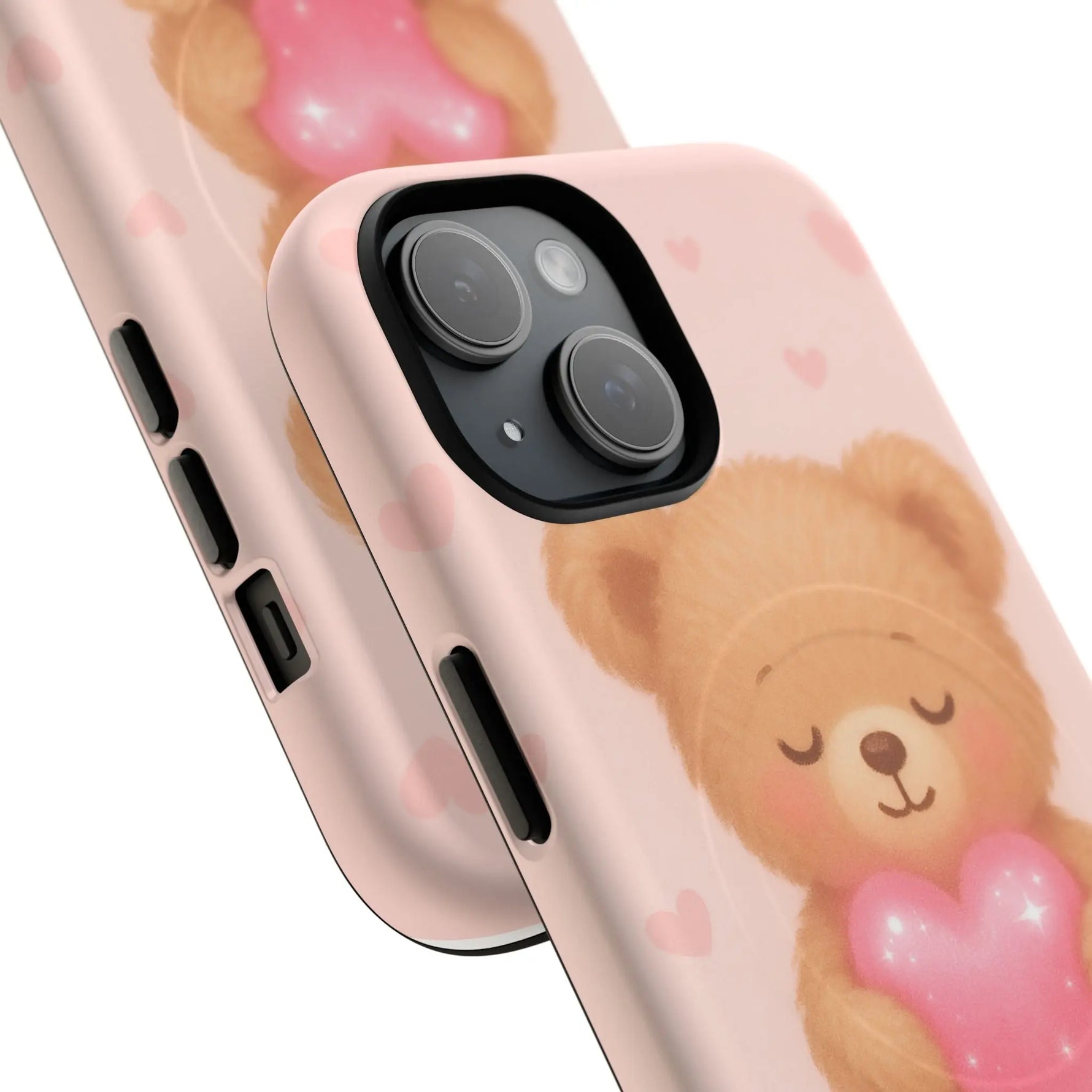 Heart Hug Teddy Bear iPhone Case – with MagSafe - Shamo's
