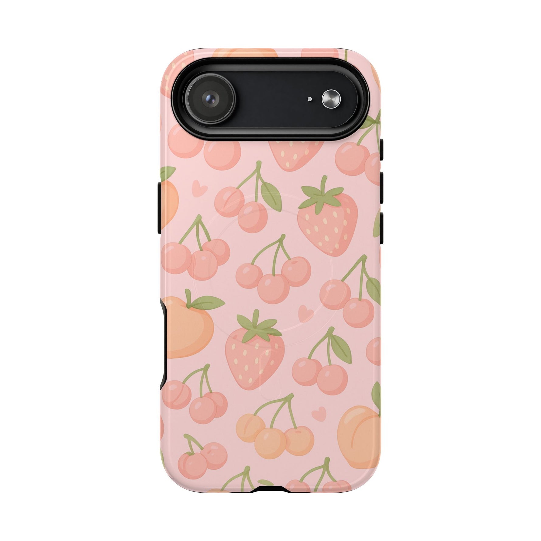 Cute Fruits iPhone Case - Colorful Cherry & Strawberry Design | MagSafe - Shamo's