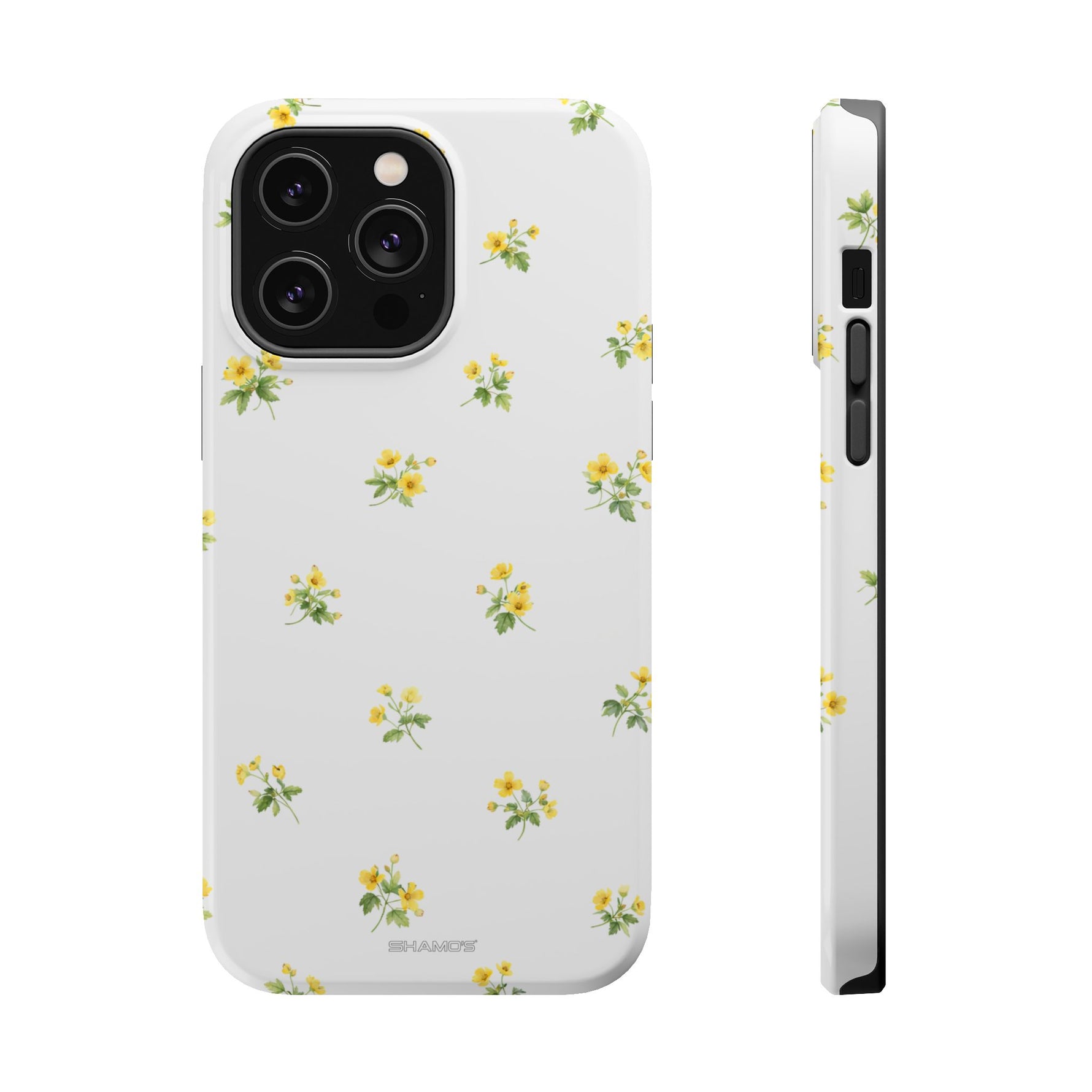 French Countryside Floral iPhone Case with MagSafe