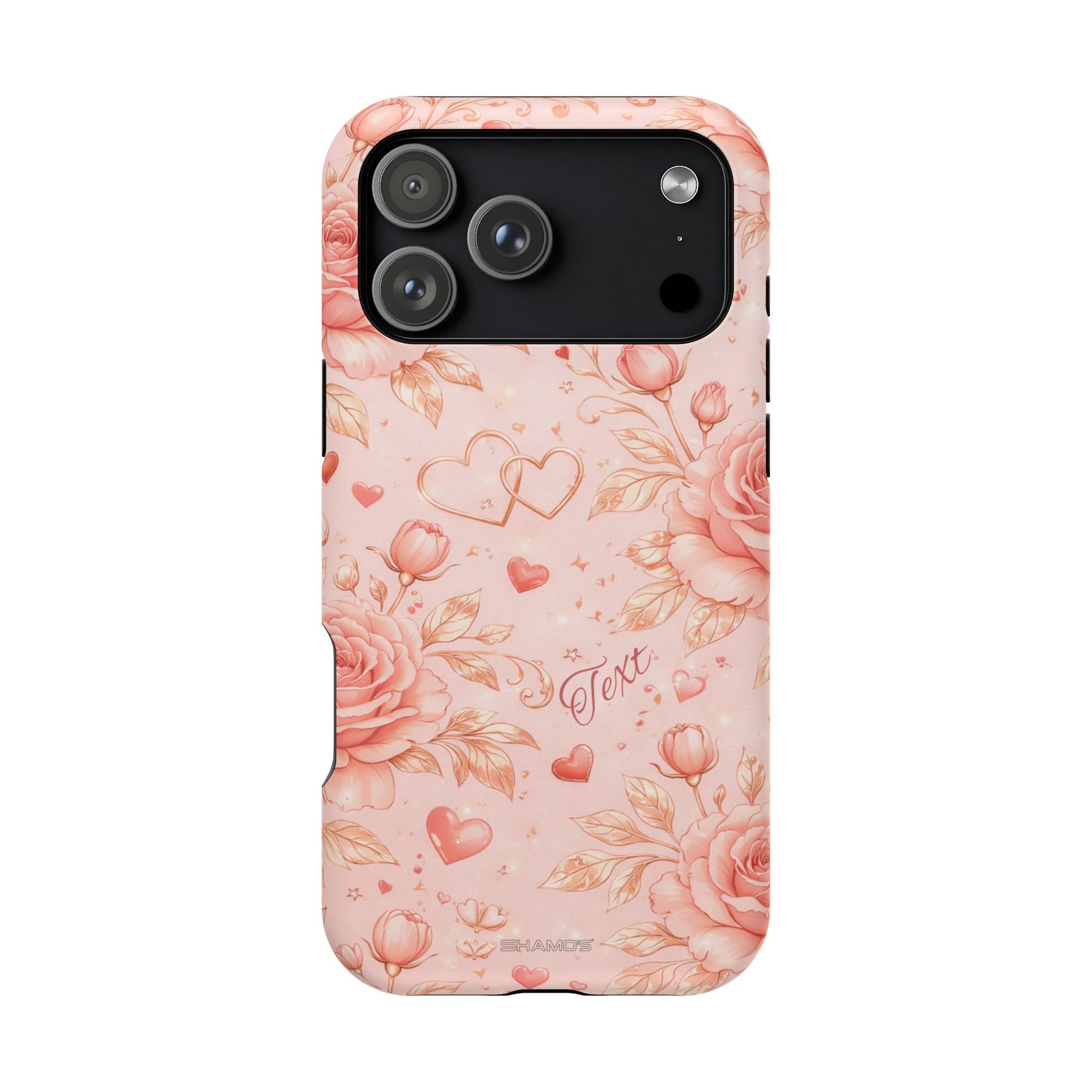 Floral Hearts Magnetic Impact-Resistant Phone Case - iPhone 17 Pro Max / Matte - Shamo's