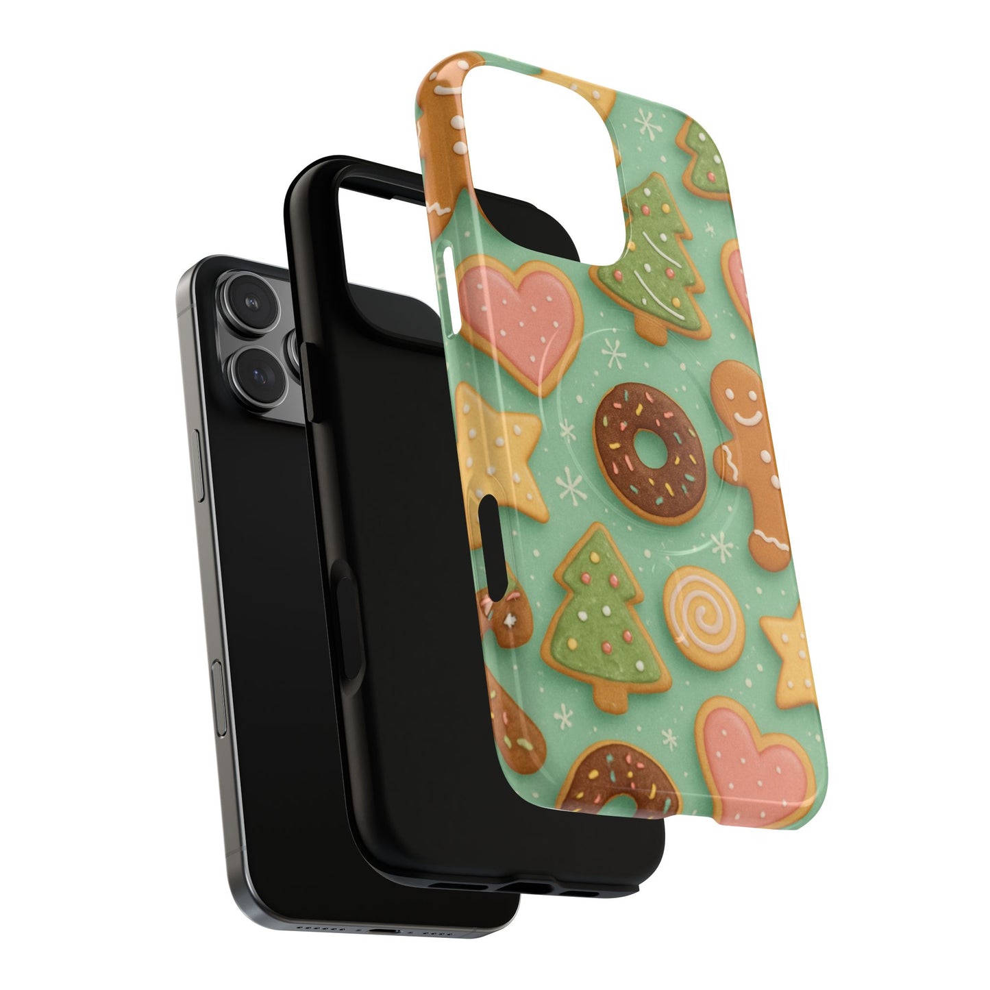 Holiday Cookie Pattern iPhone Case — MagSafe compatible