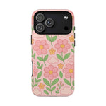 Floral Tough MagSafe Magnetic Phone Case - Stylish Protection for Your Device