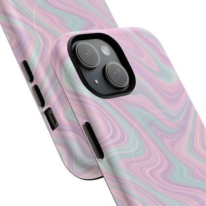 Colorful Marble Pastel Swirl iPhone Case | MagSafe