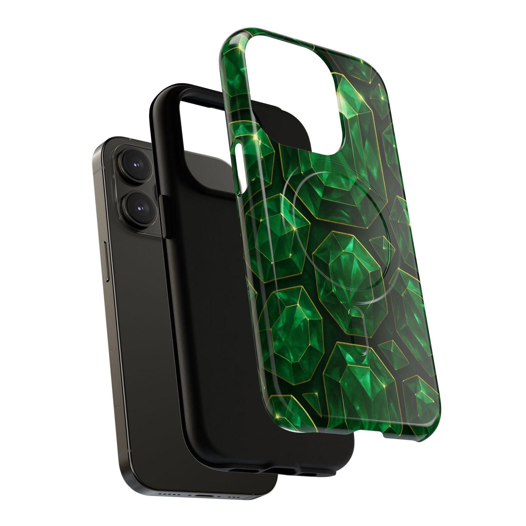 Luxury Series Emerald Gem iPhone Case with MagSafe  Shamo's