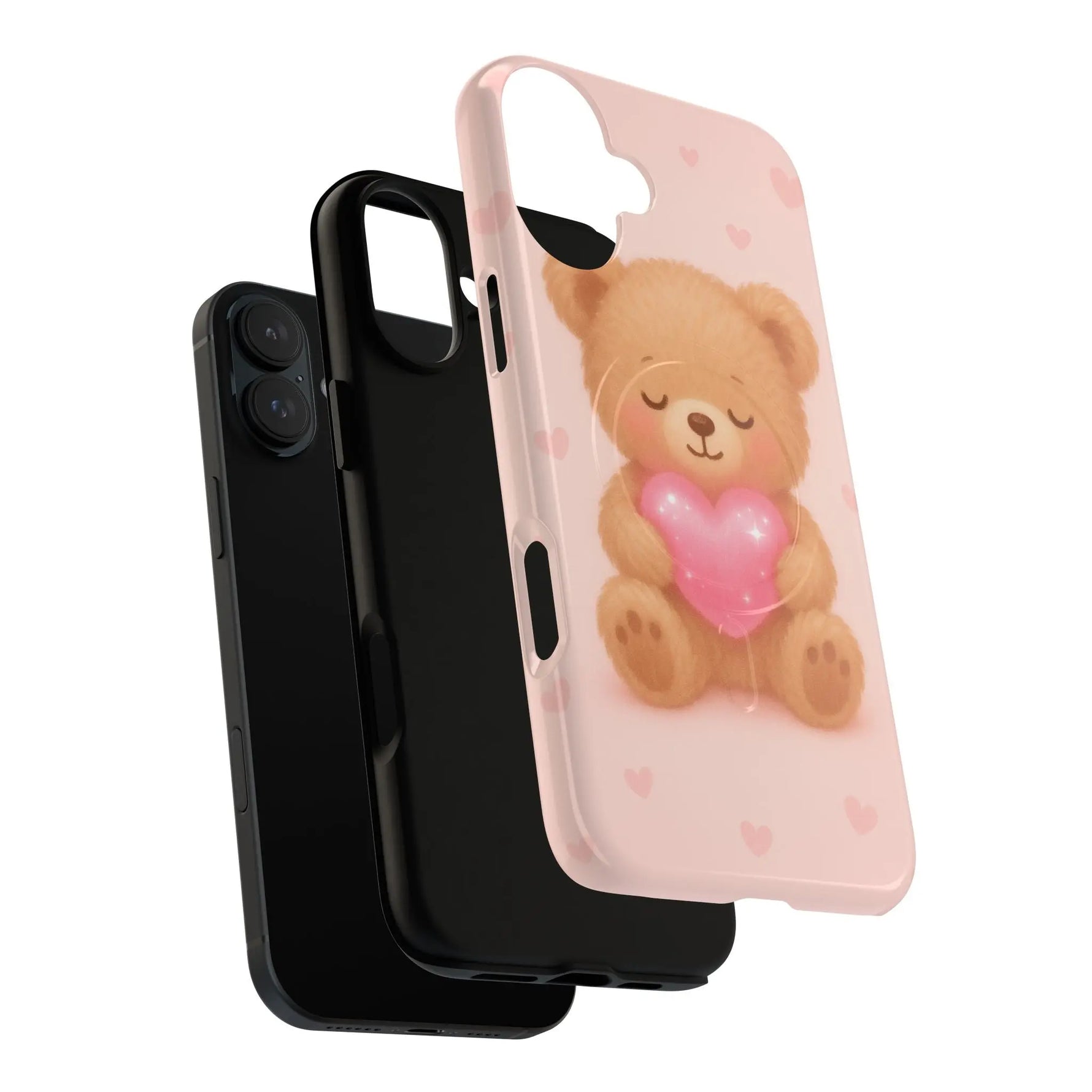 Heart Hug Teddy Bear iPhone Case – with MagSafe  Shamo's