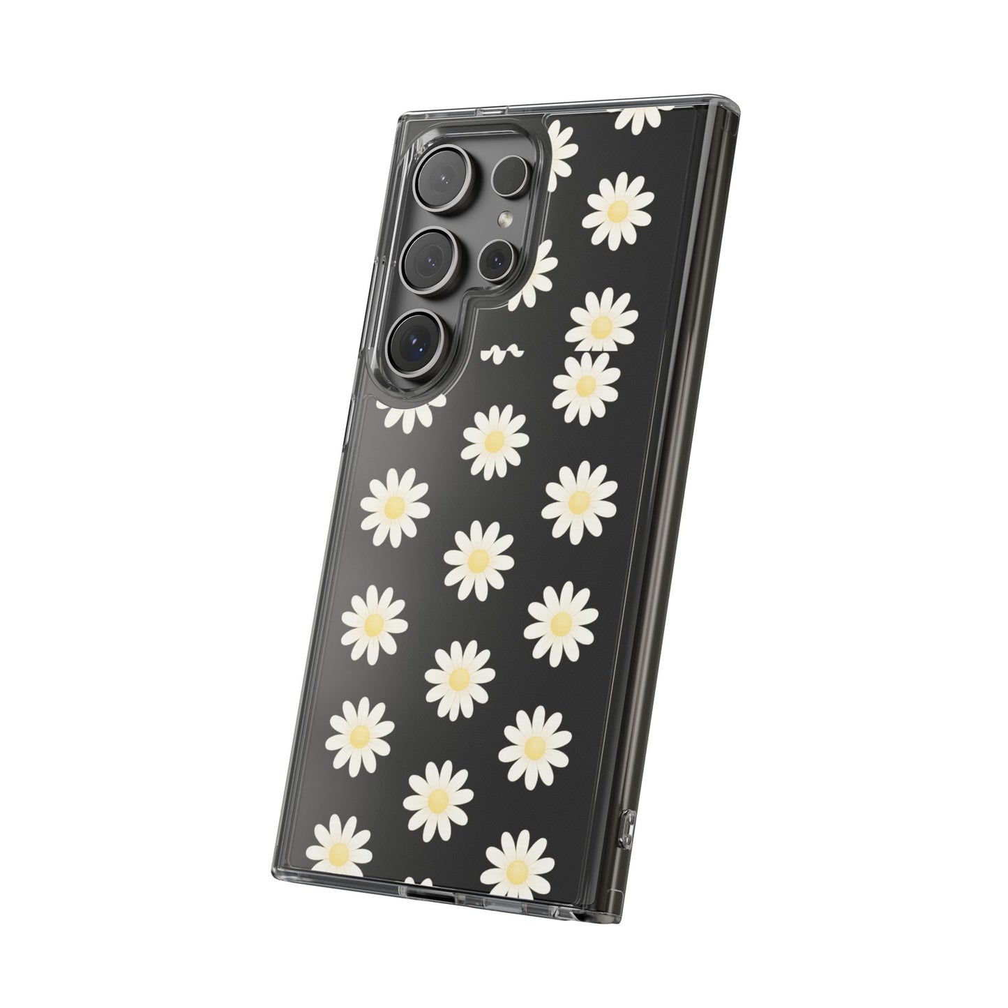 Daisy Floral Clear iPhone Case