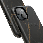 Black & Gold Marble iPhone Case with MagSafe - Shamo's