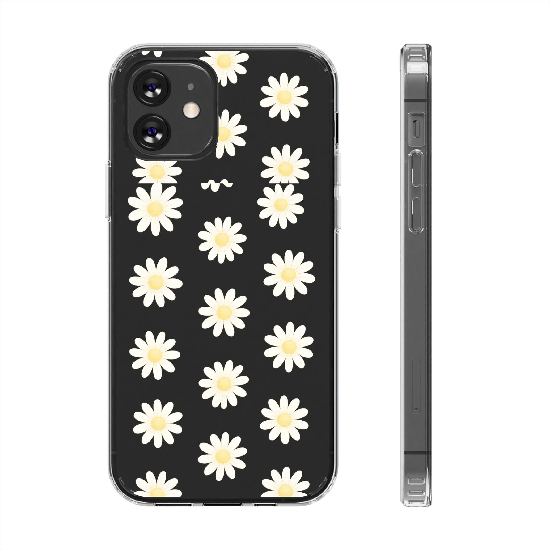 Daisy Floral Clear iPhone Case - Shamo's