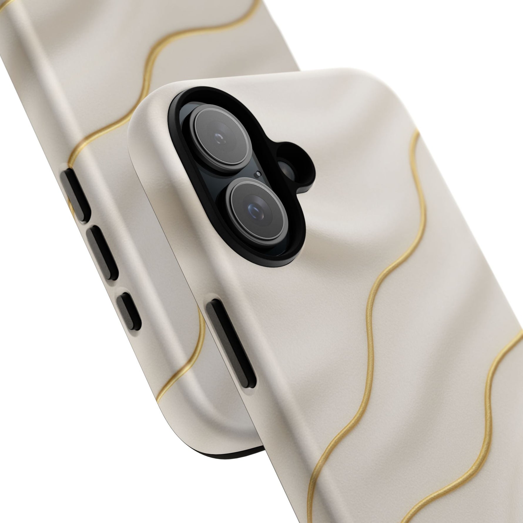 Elegant Gold Wave Tough iPhone Case  Shamo's