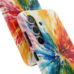 Vibrant Abstract Paint Explosion Impact Phone Case  Shamo's