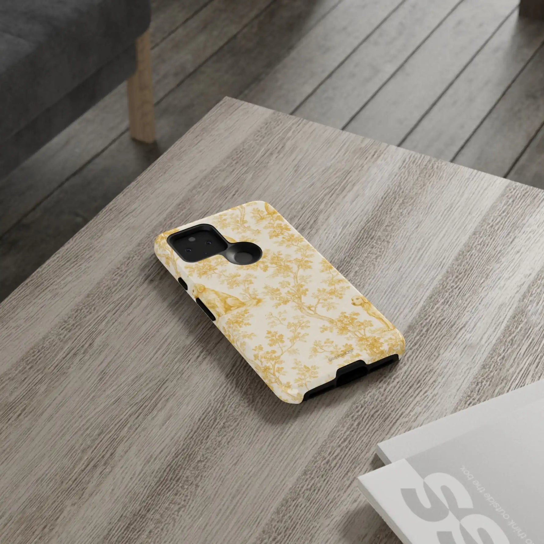 Golden Retriever Pattern Phone Case — Impact Resistant Tough Cases